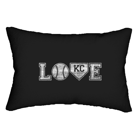 Baseball Kansas City Love Blue Color Royal Lumbar Pillows