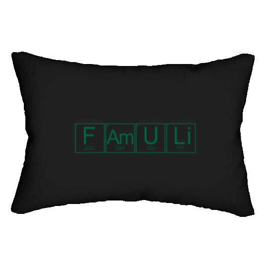 Periodic Table Chemistry With The Elements F Am U Lumbar Pillows