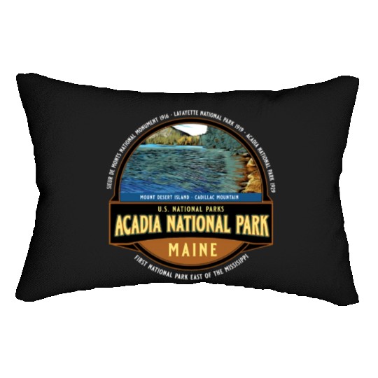 Acadia National Park Maine Vacation Lumbar Pillows