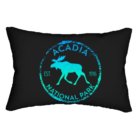 Acadia National Park Np Maine Moose Lumbar Pillows