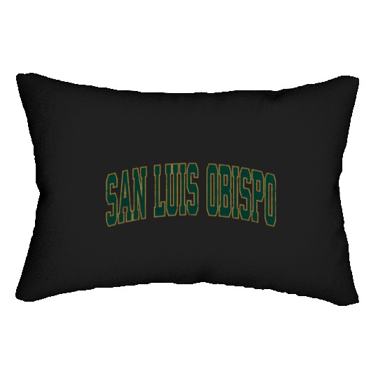 San Luis Obispo California Ca Athletic Sports Lumbar Pillows