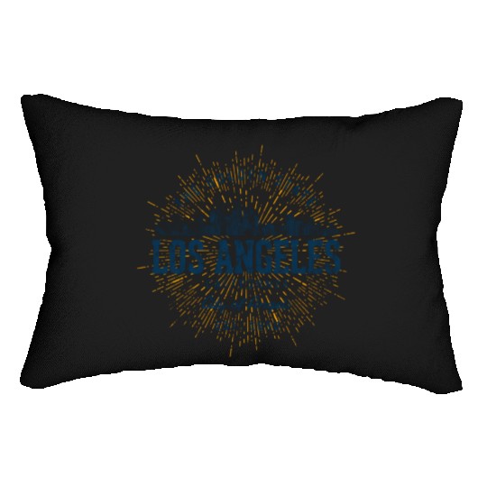 United States Vacation Los Angeles Lumbar Pillows