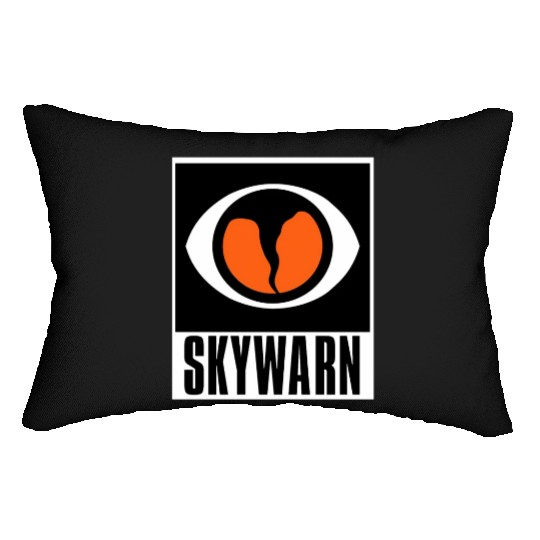 ywarn Storm Spotter Logo Lumbar Pillows