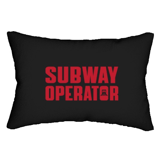 Great Subway Operator Apparel Subway Train Driver Lumbar Pillows