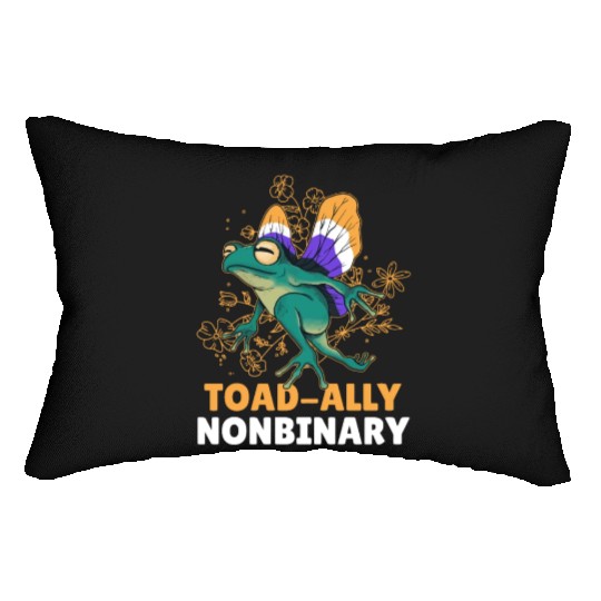 Toad-Ally Nonbinary Lumbar Pillows