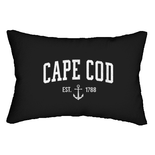 Cape Cod Massachusetts 1788 Nautical Look Lumbar Pillows