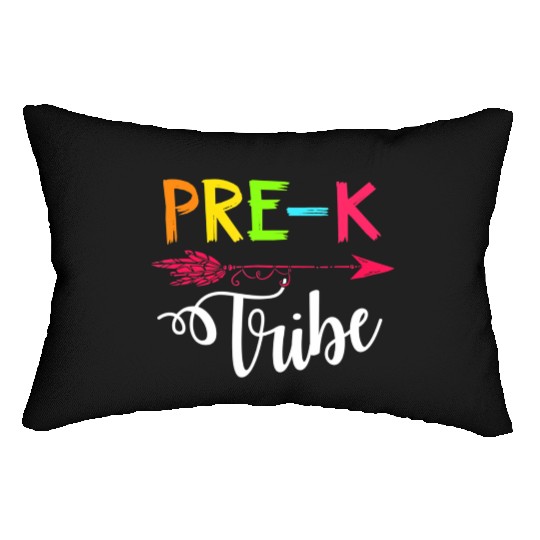 Team Pre K Teacher Tribe Back To School Lumbar Pillows
