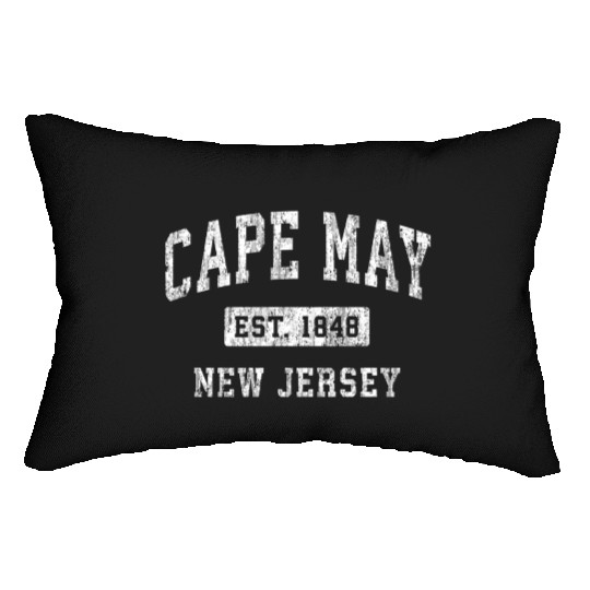 Cape May New Jersey Nj Established Sports Lumbar Pillows