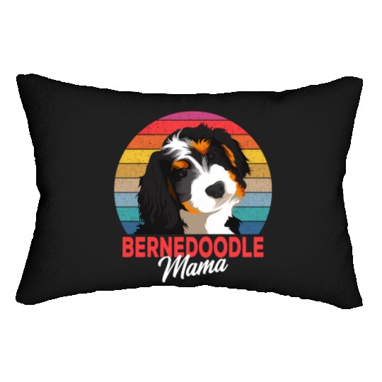 Bernedoodle Mama Dog Mom Owner Lumbar Pillows