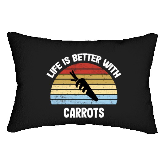 Carrot Lumbar Pillows