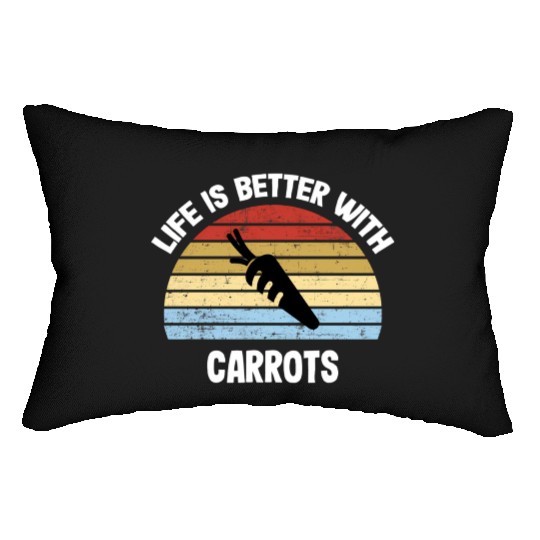 Carrot Lumbar Pillows