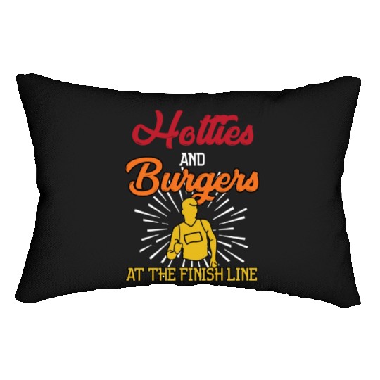 Funny Marathon Running And Cross Country Runner Lumbar Pillows