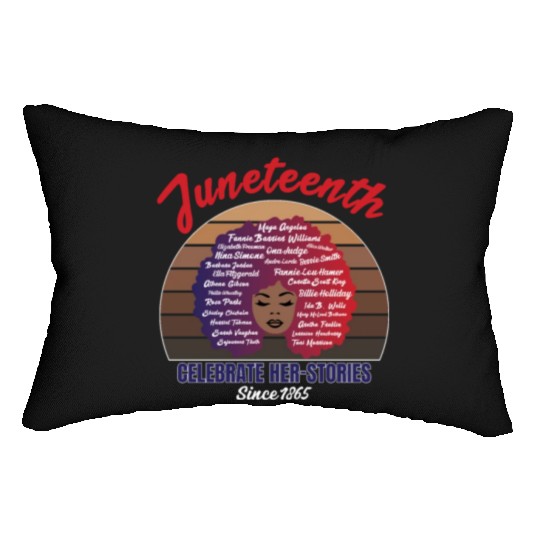 Juneteenth and African American History Lumbar Pillows