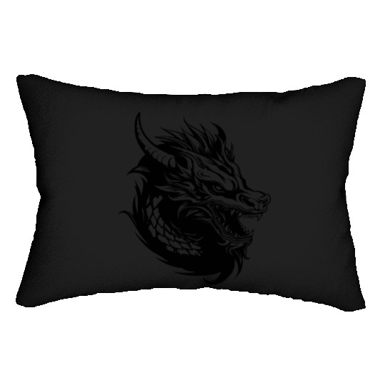 Dragon Mythical Fantasy Serpent Lumbar Pillows