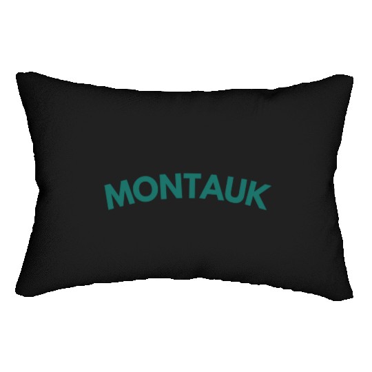 Montauk New York Vintage College Style (Green) Lumbar Pillows