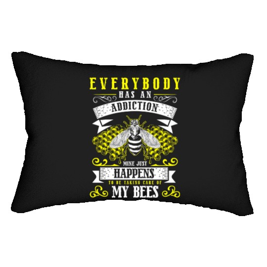 Honey Honey Bee Nature Wasp Lumbar Pillows