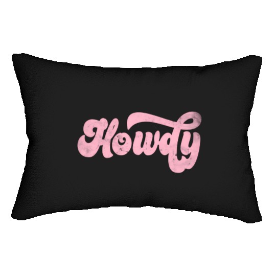 Howdy Rodeo Western Cory Southern Cowgirl Lumbar Pillows