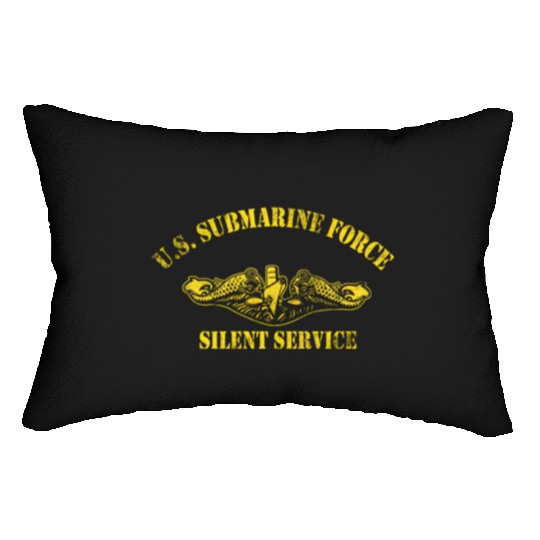 Us Submarine Force Silent Service Veteran Submarin Lumbar Pillows
