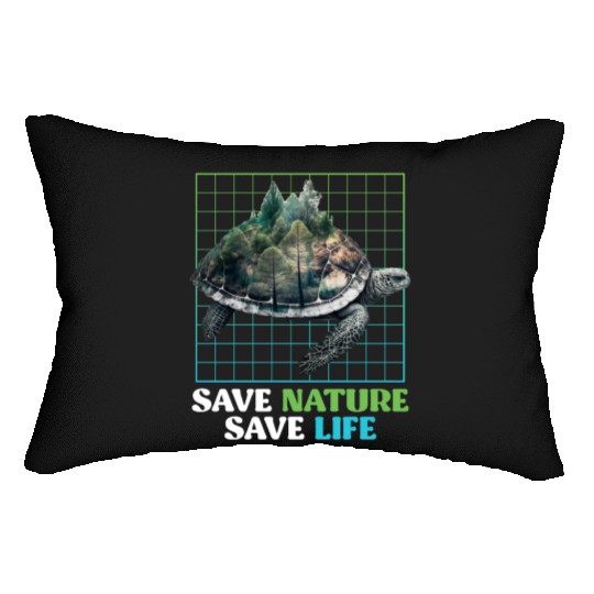 Save Nature protected species Environment Lumbar Pillows