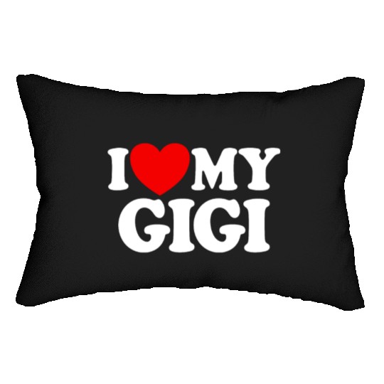 I Love My Gigi Red Heart Grandkids I Love My Gigi Lumbar Pillows