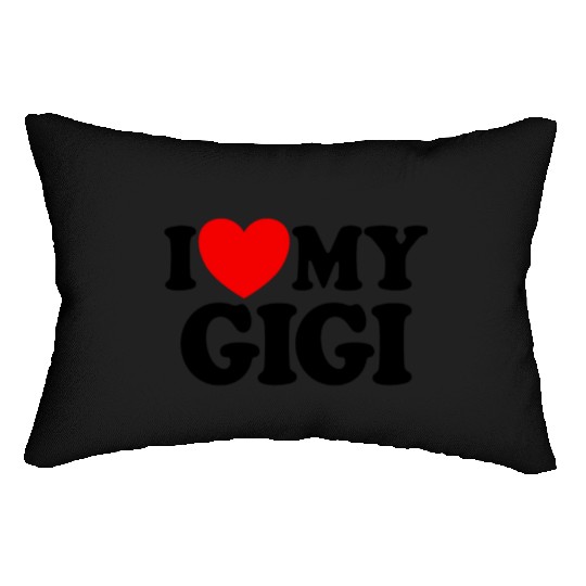 I Love My Gigi Red Heart Grandkids I Love My Gigi Lumbar Pillows