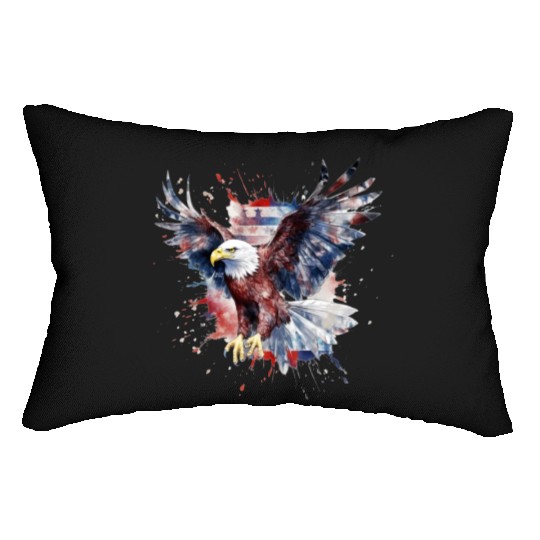 Eagle 4Th July Independent Day Lumbar Pillows