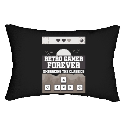 Retro Gamer Forever Embracing the Classic Lumbar Pillows