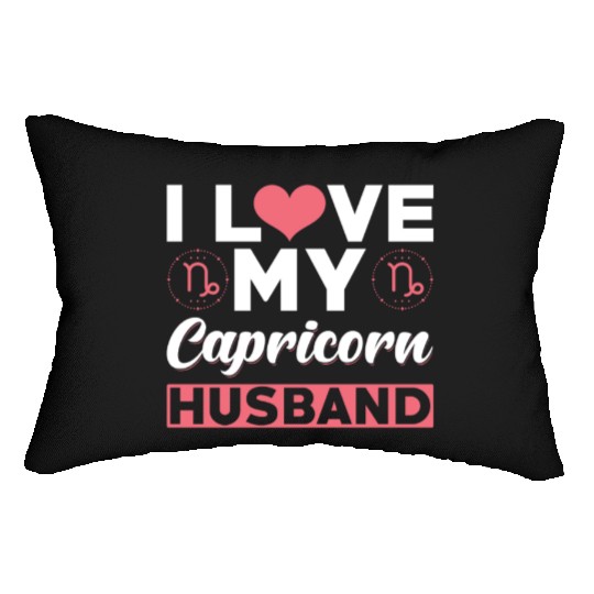 I love my Capricorn Husband Lumbar Pillows