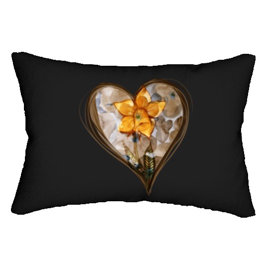 Spring Daffodil Springtime Lumbar Pillows