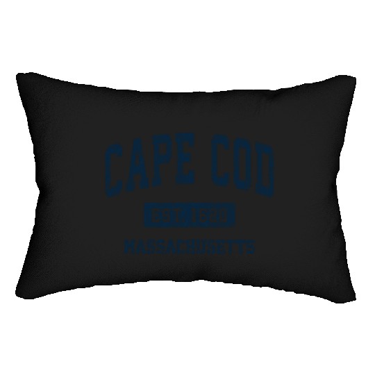 Cape Cod Massachusetts Ma Vintage Athletic Lumbar Pillows