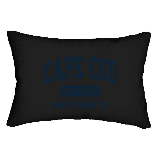 Cape Cod Massachusetts Ma Vintage Athletic Lumbar Pillows