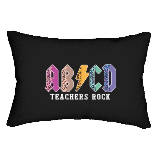 Teacher Abcd Roc Colorful Leopard in Lumbar Pillows