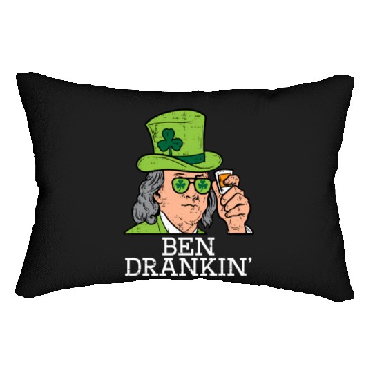Ben Drankin Saint Paddys St Patric Day Lumbar Pillows
