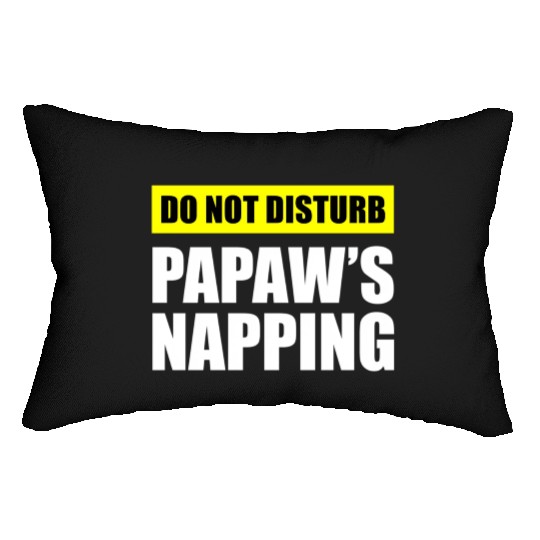 Do Not Disturb Papaw'S Napg Lumbar Pillows
