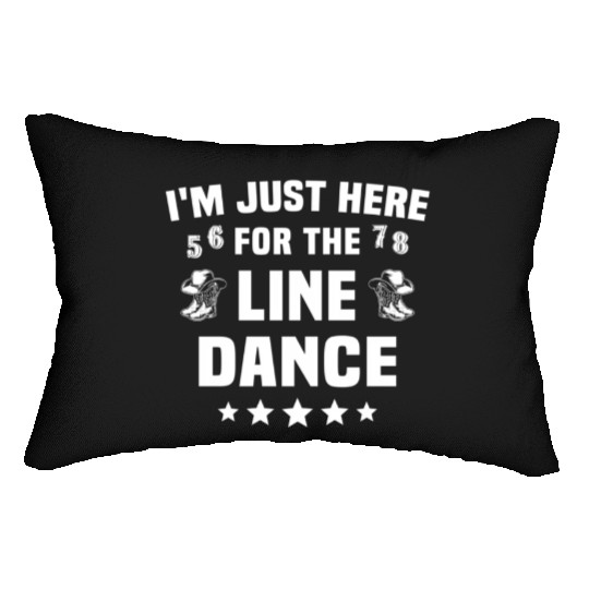 Line Dance Line Dancer Line Lumbar Pillows