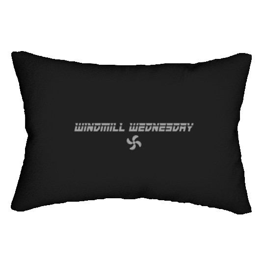 Windmill Wednesday Lumbar Pillows
