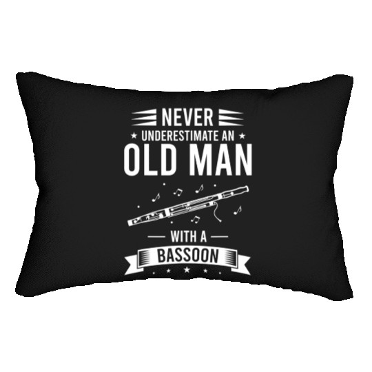 Bassoon Reed for Bassoonist and Bassoon Orchestra Lumbar Pillows