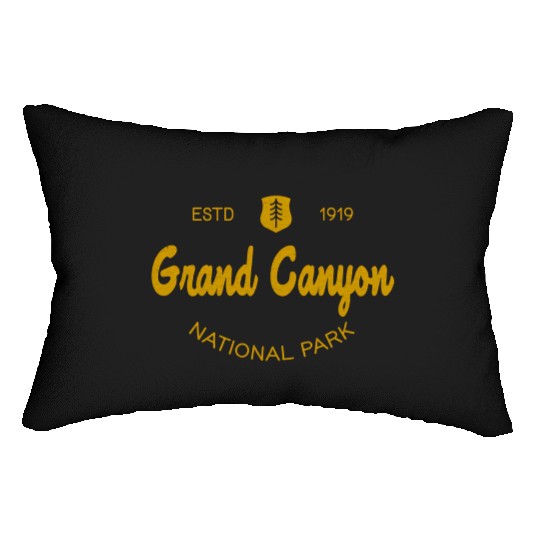 Grand Canyon National Park Script Style Lumbar Pillows