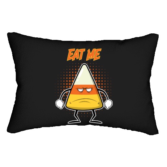Mean Candy Corn Lumbar Pillows