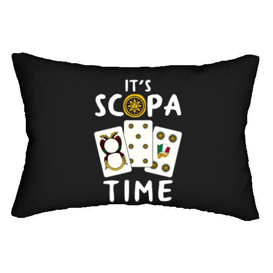 Scopa Italian Card Game Scopa Player Lumbar Pillows