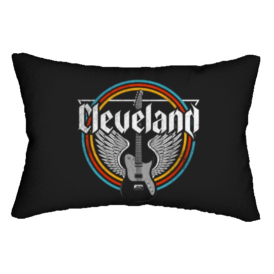 Cleveland Ohio Rock Music Lumbar Pillows