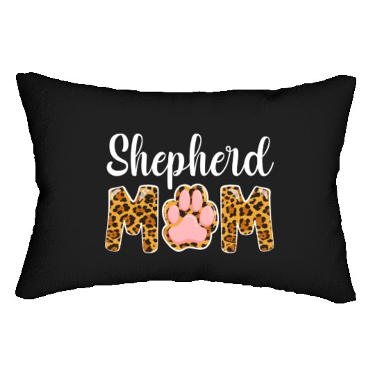 German Shepherd Mom Mama For Dog Mothers Day Lumbar Pillows