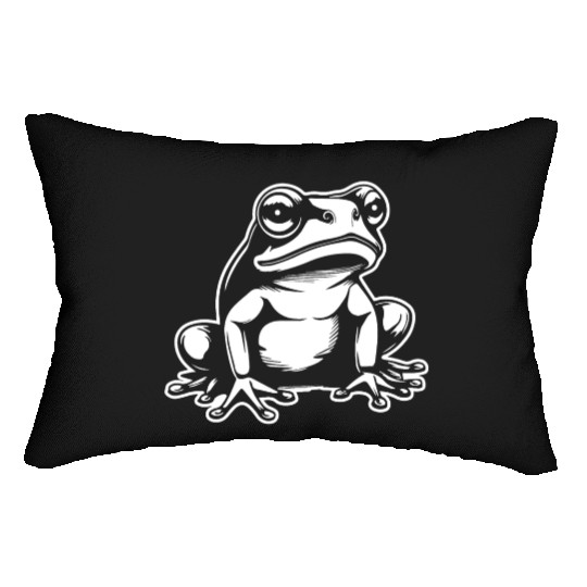 Frog Amphibian Toad Lumbar Pillows