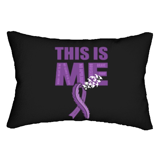 This Is Me Epilepsy Warrior Lumbar Pillows