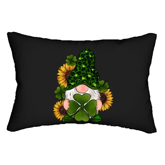 Leopard Love Gnomes Shamrock Irish Lucky St Lumbar Pillows