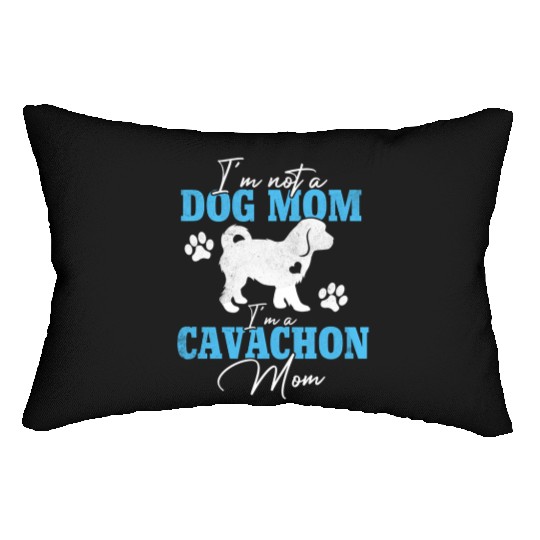 Cavachon Mom Dog For Dog Mom Mother'S Day Lumbar Pillows