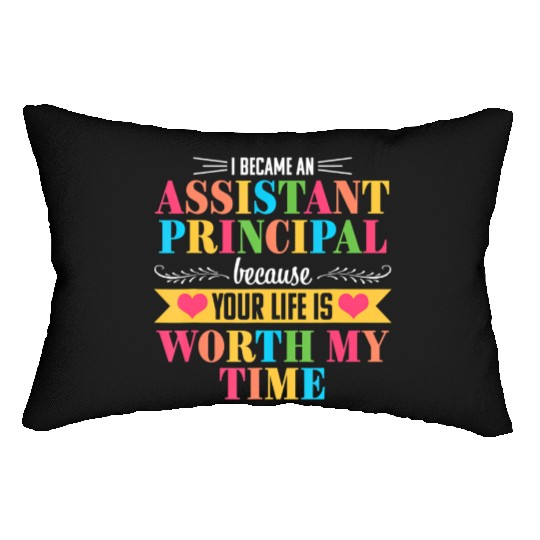 Assistant Principal Cute Appreciation Back to Lumbar Pillows