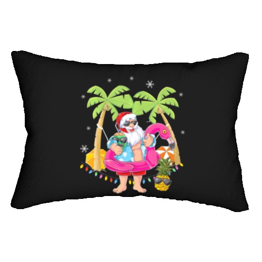 CHRISTMAS IN JULY Summer Xmas Decoration Lumbar Pillows