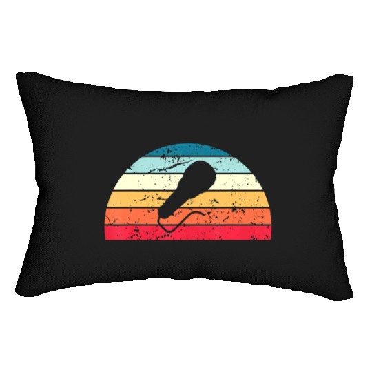 Karaoke Sunset distressed Sunrise Lumbar Pillows