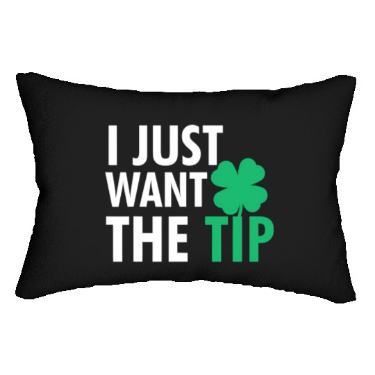 Bartender St Patric Day Just The Tip For Lumbar Pillows